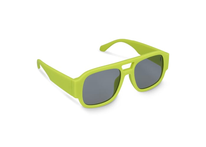 Solaires publicitaires UV400 en RPC Bastian Vert clair